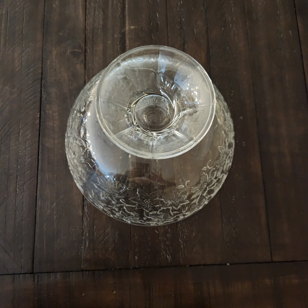 Princess House Fantasia Serving Pedestal Compote Bowl - Picture 3 of 5